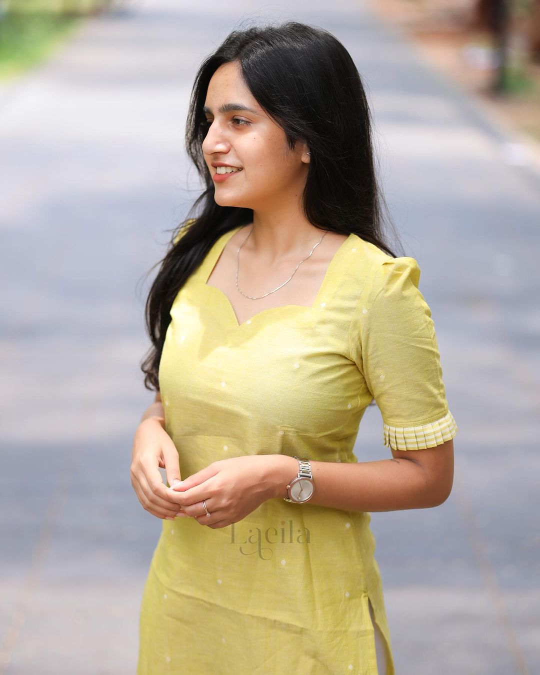 Yellow cotton top